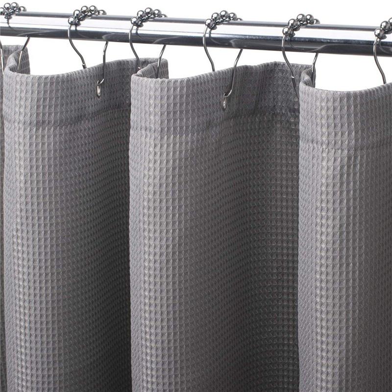 Bathroom Thickened Jacquard High Density Waterproof Mildew Proof Fabric Curtain Partition Curtain Shower Curtain