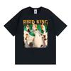 Bird King Funny Goose Meme T Shirt Men's Clothing Summer High Quality 100% Cotton T-shirts Fashion Trend Oversized Cozy T Shirts