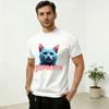Funny Ibuprofen Cat Meme T Shirt Summer Hip Hop T-Shirts Unisex Pure Cotton Breathable Oversized Clothes Short Sleeve Funny Tops
