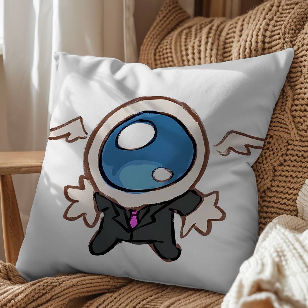 game Egg Tax Duo Wemmbu Eggchan Pillow Case Anti-dustmite Pillowcase Invisible zipper silky short plush Sofa cushion cover