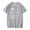 Dad Character Sheet T Shirt DnD Role Playing Vintage Washed Stylish Casual Homme Top For Everyday Wear Fashion Graphic Soft