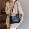 Elegant Crocodile Pattern Top-handle Bags For Women 2026 Latest Luxury Designer Handbags Branded Shoulder Bucket Cross Body Bag