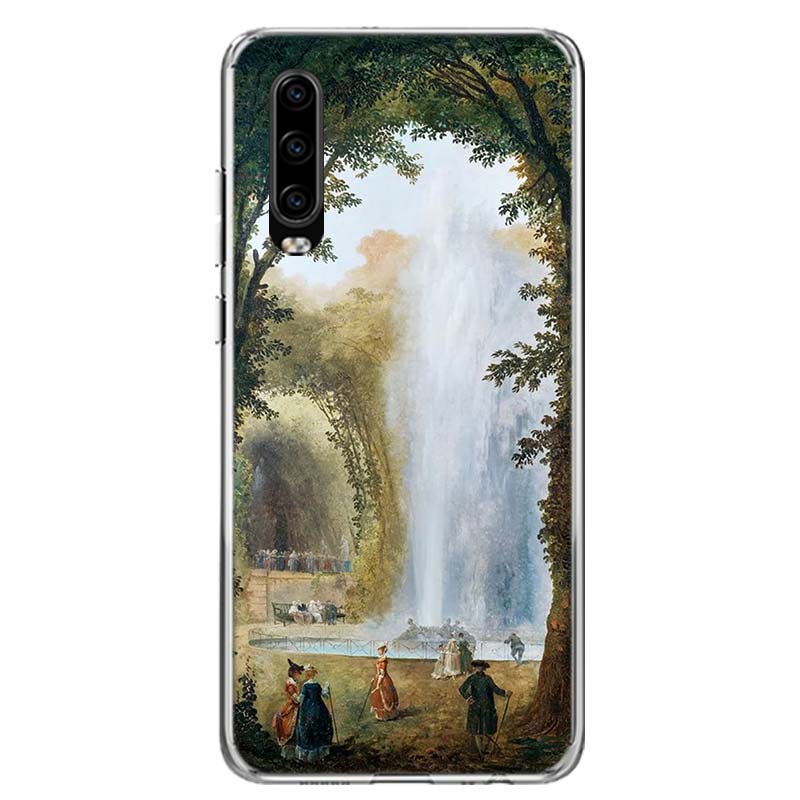 

Клод Моне Сад Лотос мост чехол для телефона для Huawei P30 P20 P10 P40 P50 Pro Коврики 20 40 30 10 Lite популярные Fundas Huawei Mate 40 Pro