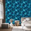 Watercolor Galaxy Wallpaper In Turquoise, Navy Blue, and Mint 50x1000