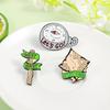 Trendy Retro Outdoor Adventure Compass Brooch Set