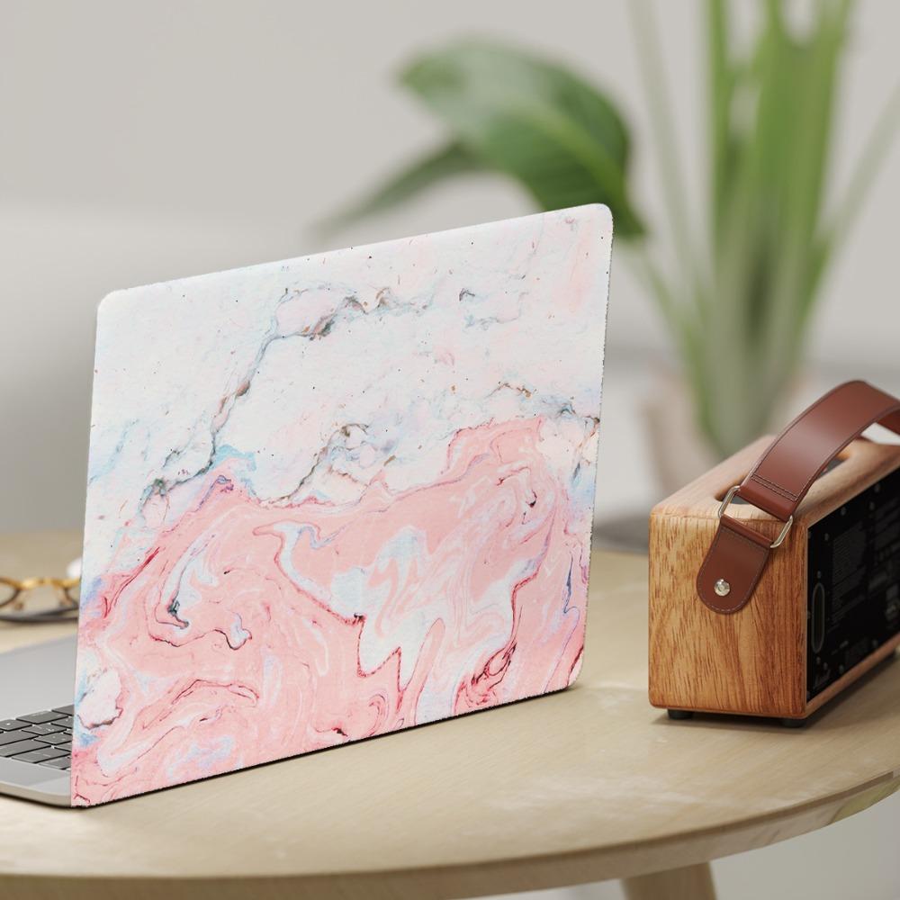 DIY A+C Side 15inch Laptop Stickers Skins Marbling Texture Waterproof Notebook Computer Cover Skin Scratch-proof PVC