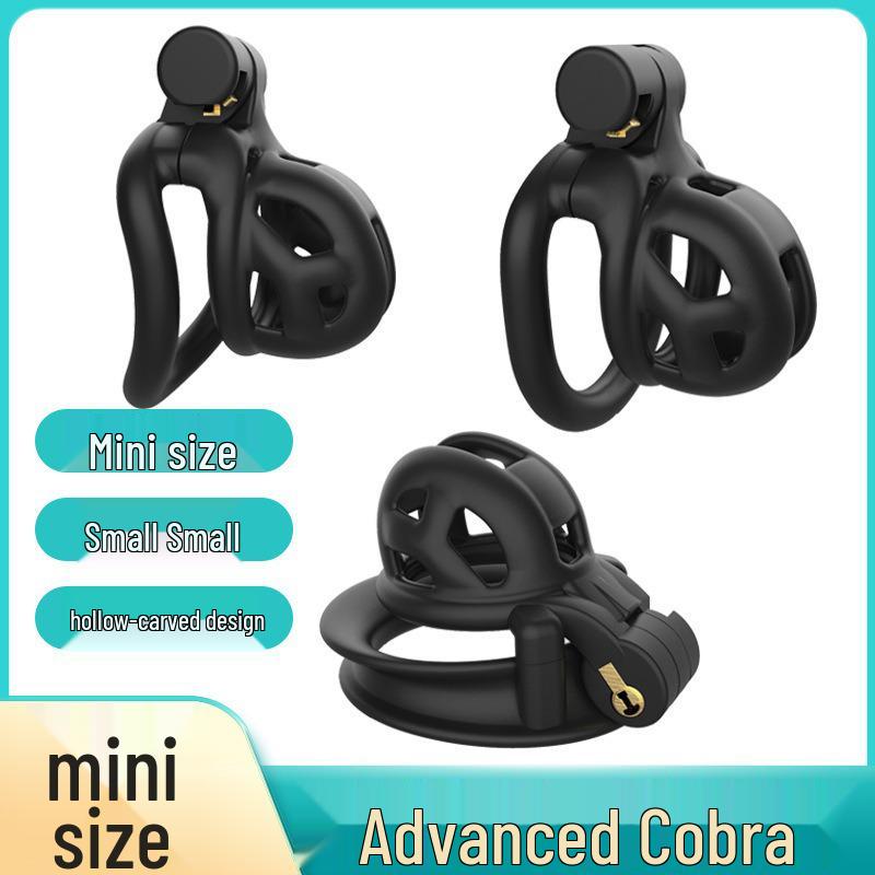 Abstinence Mini Cobra Chastity Lock: Ultra-Small Anti-Masturbation Purity Device for Men.