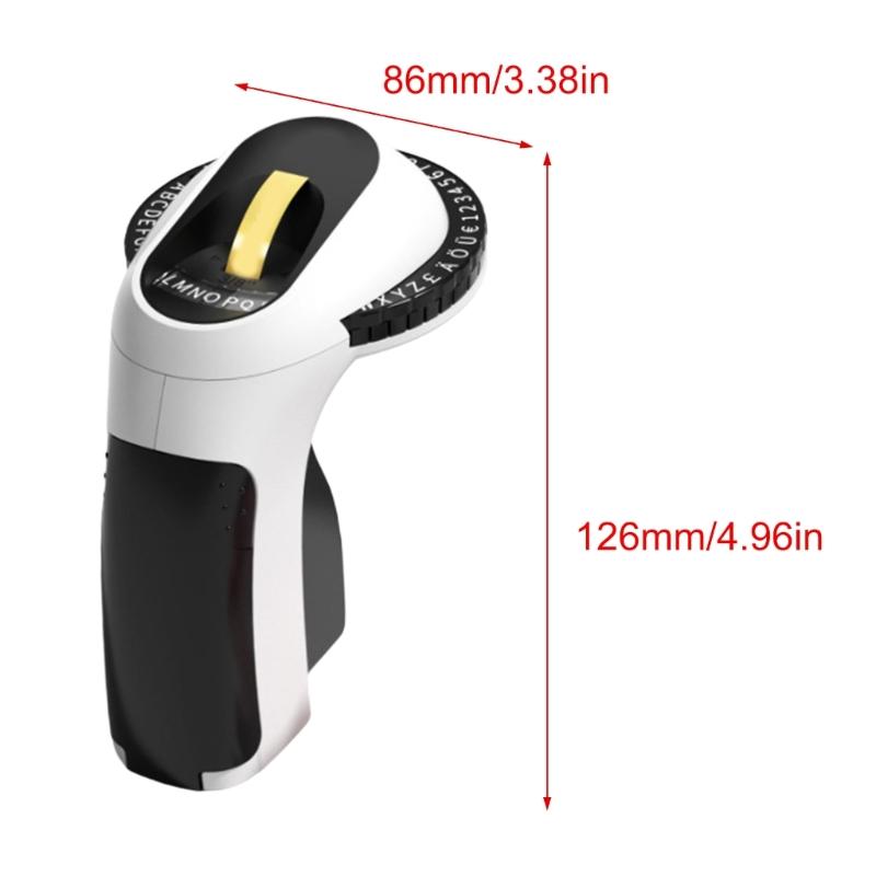 Domowy wytłaczarka etykiet z taśmą Vintage wytłaczarka etykiet Ręczna Vintage wytłaczarka etykiet Wytłaczanie