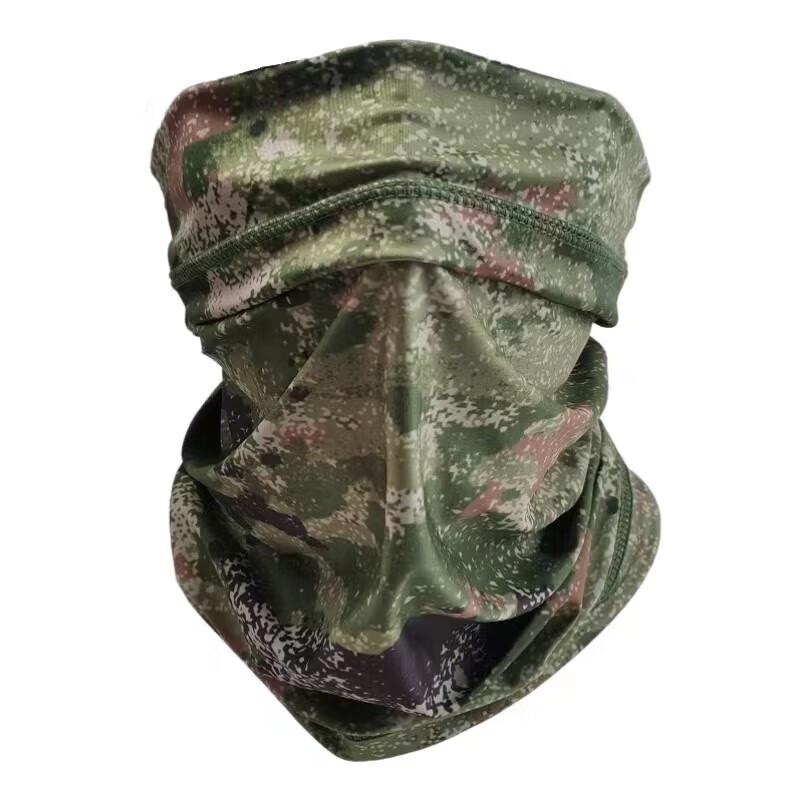 Camouflage Ice Silk Sun Protection Neck Gaiter and Face Mask