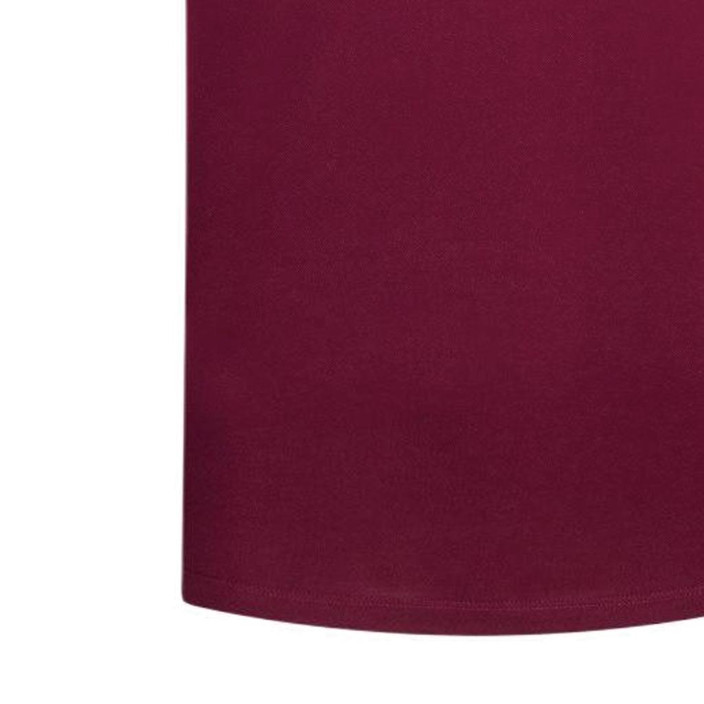 Emporio Armani Eagle Logo Embroidered Short Sleeve Polo Shirt Men Polo Shirts Burgundy 6L1FD7-1JTKZ-0397