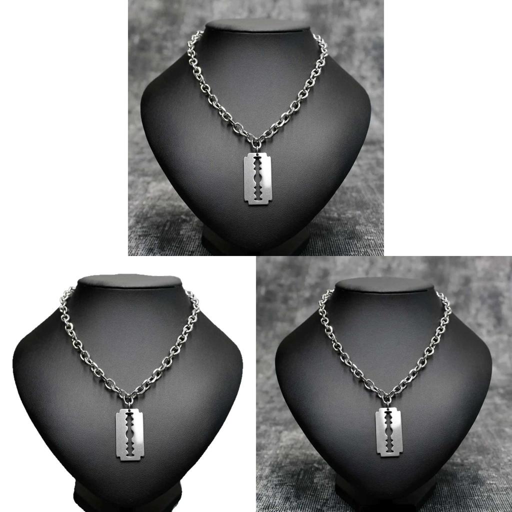 Gothic Jewelry Chain With Blade Motif For Women Fashion Accessories