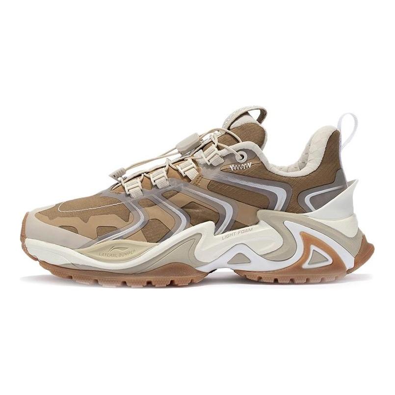 Li Ning Cat Paw X Claw ACE Low top Running Shoes Women's Bone Brown ARYR018-9