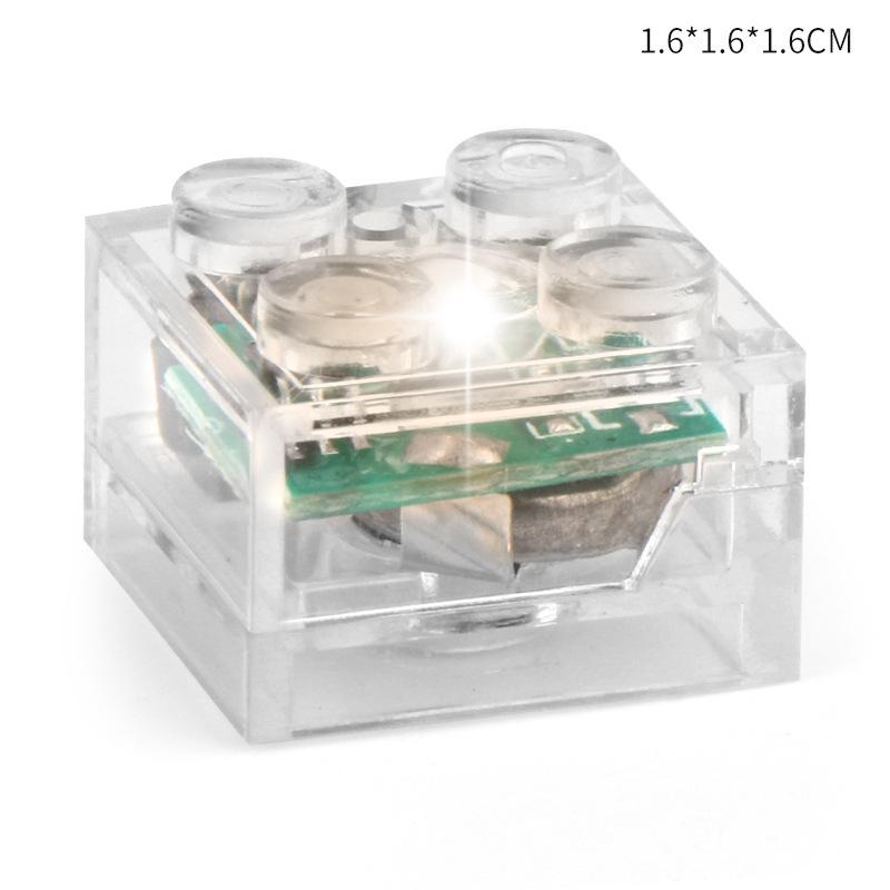 Creative LED Remote Control Interlocking Building Blocks for Light Decoration