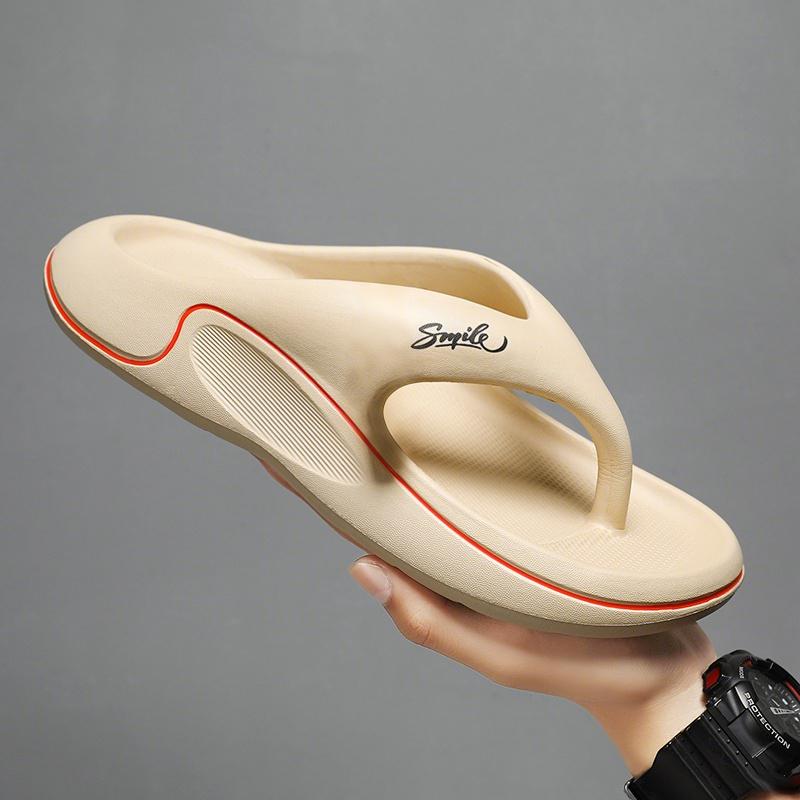 Wear Outer Anti-slip Odor-resistant For Male Flip-Flops Thick-bottom Flip-Flops Beach Slippers Summer New And Women
