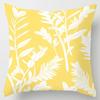 Yellow Dandelion Leaf Pillowcase Office Living Room Home Pillowcase Car Ornaments