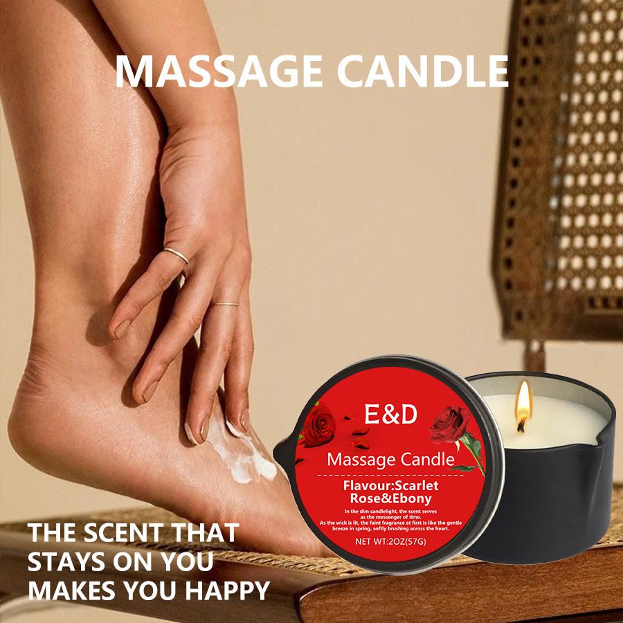Massage Oil Candle,for Stress Relief and Skin Moisturizing,scented Candles Aromatherapy SM Product Spa Essentials,luxury Candles