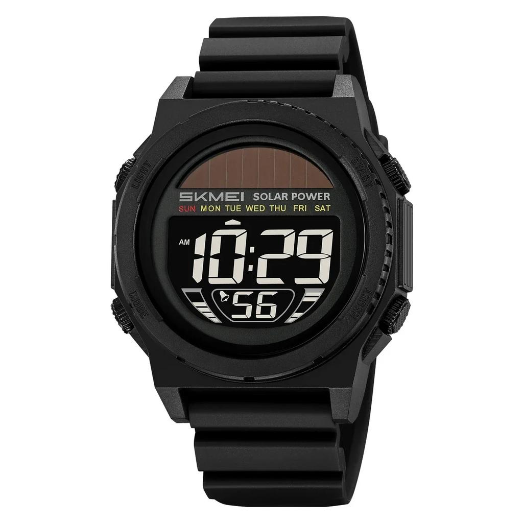 SKMEI 2358 Fashion Casual 5Bar Waterproof Chrono Wristwatch Clock Reloj Hombre Energy Digital Sports Electronic Watches For Men