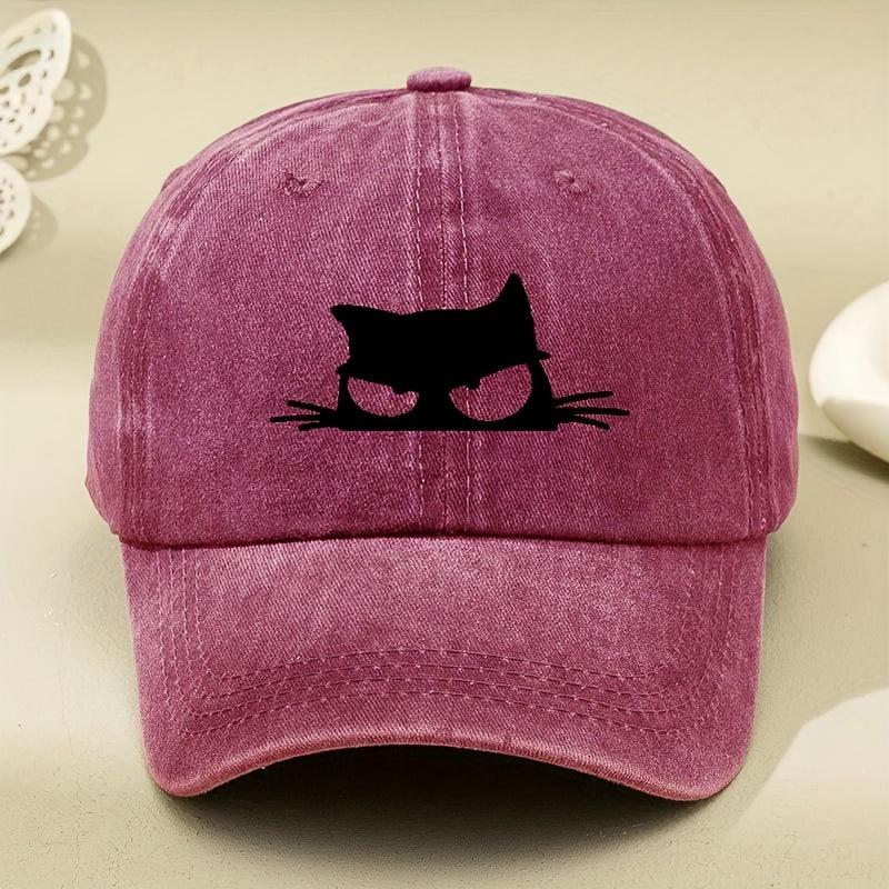 Owl print retro versatile soft brimmed baseball cap for both Unisex and Women, adjustable outdoor casual cap, comfortable and cool
