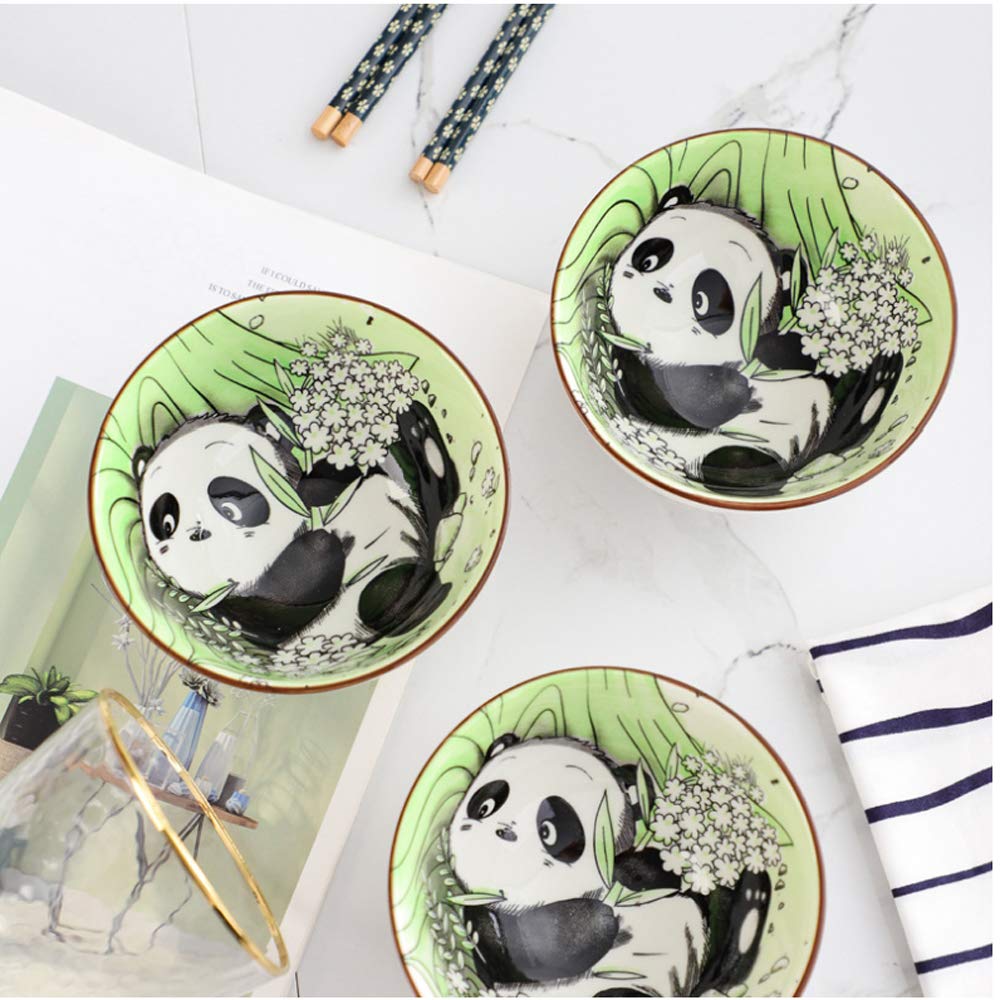 Panda Ceramic Cereal Ceramic Soup Ceramic Porcelain Bowls for the and Oven for and Dinner of Bowls, Bowls, Bowls, Kitchen, Cereal, Salad, Pasta, Soup,