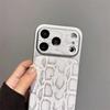 Premium Business Leather Texture Pattern Phone Case For iPhone 17 Air 16 15 14 13 Pro Max Plating Glossy Shockproof Back Cover