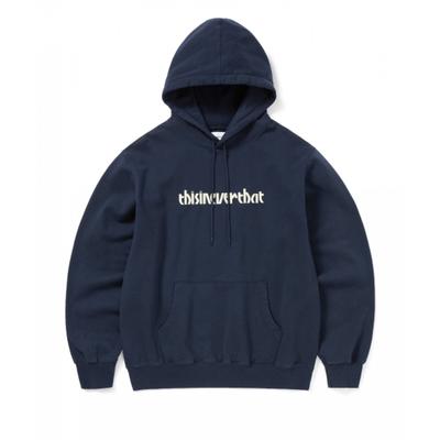 Thisisneverthat Circled Number Hoodie Navy