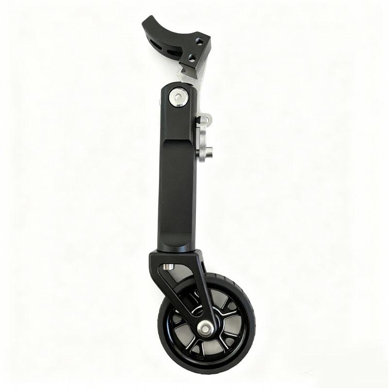 Подходит для складного велосипеда Dahon, трехколесного, D7, вспомогательное колесо, колесо для толкания P8, вспомогательное колесо для толкания S20, алюминий CNC чёрный