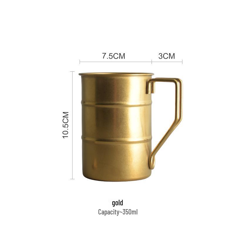 Retro Distressed 304 Stainless Steel Camping Mug for Coffee, Adventure, Water & Beer