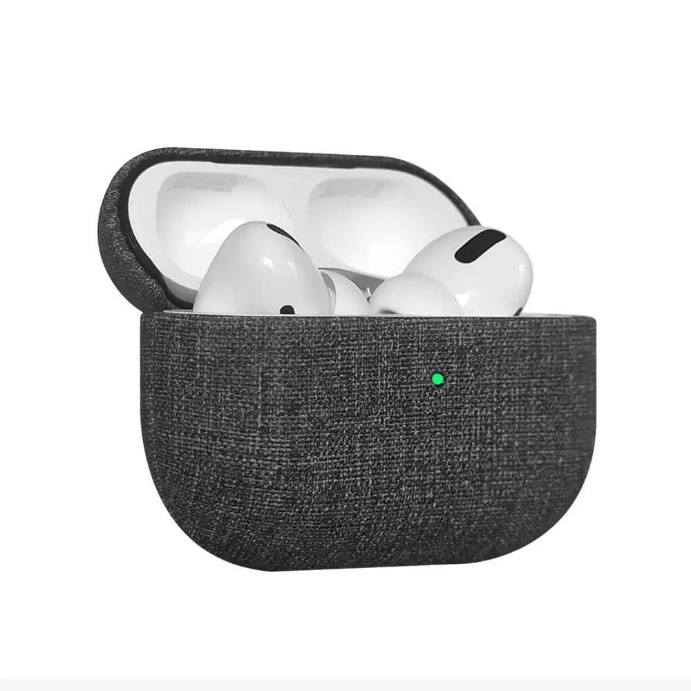 Für AirPods 4 2025 Hülle Abdeckung Stoffstruktur Stoßfest Vollschutz-Kopfhörerhülle für AirPods Pro 2 1 AirPods 1 2