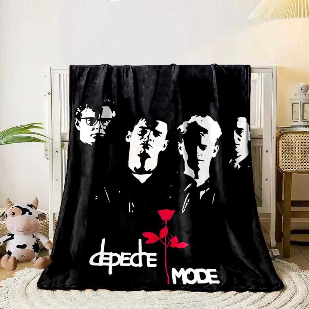 

Silhouetted men in black and white with a red rose and bold text design. for all seasons blanket lunch break throw gift 80cm x 120cm