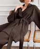 Aimoha Double Gauze Top and Bottom Long Sleeve Comfortable for Double Gauze Women's Pajamas, 100% Cotton, Set, Bathrobe, Loungewear, Dress, Nightgown,