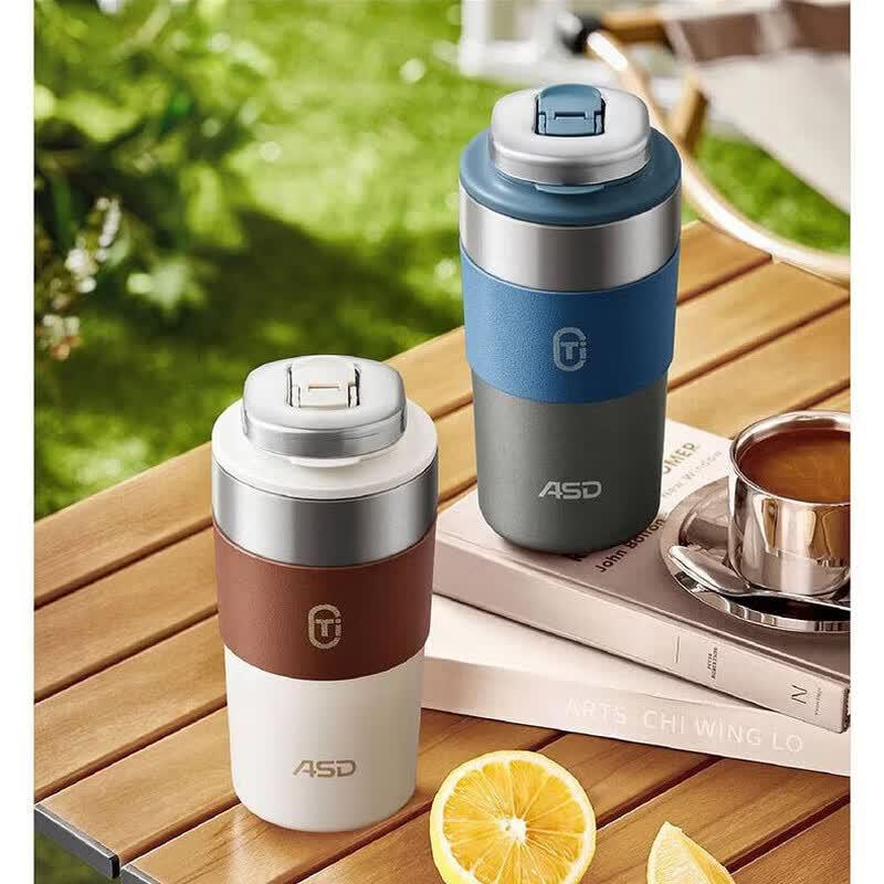 ASD 450ml Titanium Insulated Coffee Mug