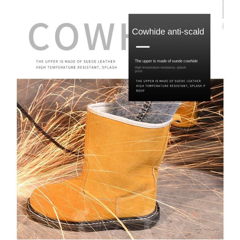 Scarpe di sicurezza antinfortunistiche Baotou in acciaio anti-sfondamento, anti-perforazione, resistenti all'usura e alle alte temperature
