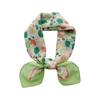 Spring And Summer Korean Literary And Artistic Versatile Cotton And Linen Small Square Scarf Silk Scarf Women'S Fashion Temperament Scarf Headband