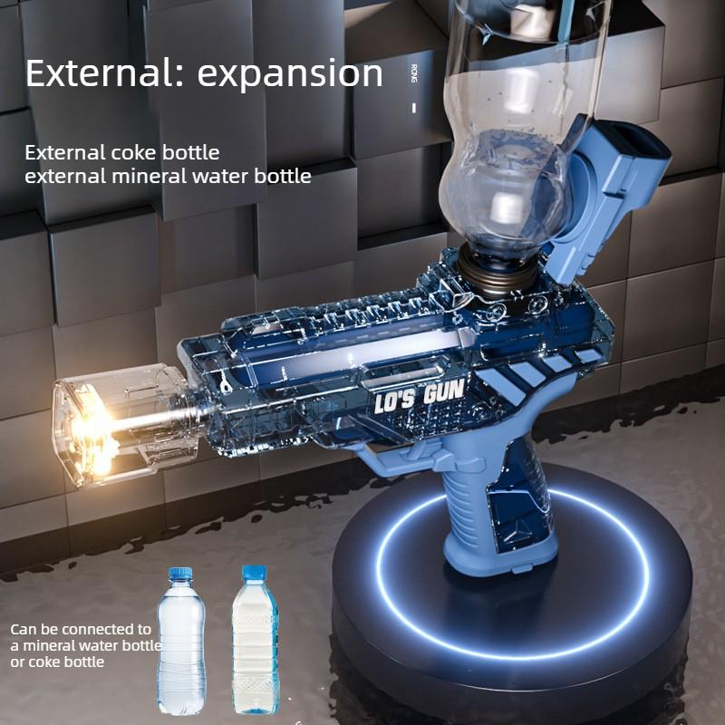 Non-Toxic Electric Water Gun High Pressure Squirt Gun Automatic Shooting Watergun Summer Outdoor Beach Pool Garden Fight Toy Gun Kids Gift