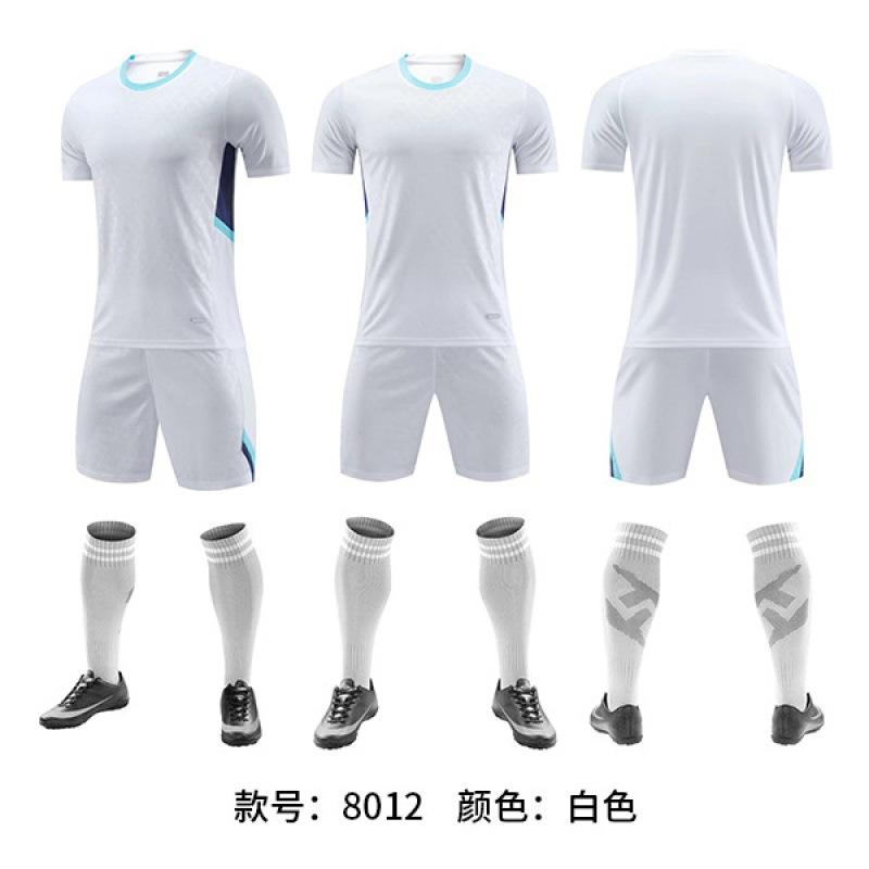 New football uniforms, men s and women s short-sleeved competition training uniforms, printed sports uniforms for primary and secondary school student XXS