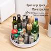 Rotating Kitchen Organizer Rack for Condiments and Sauces