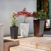 KADAX Set of 3 Flowerpots Flowerpots Inserts Garden Flowerpots Tall Graphite 57cm