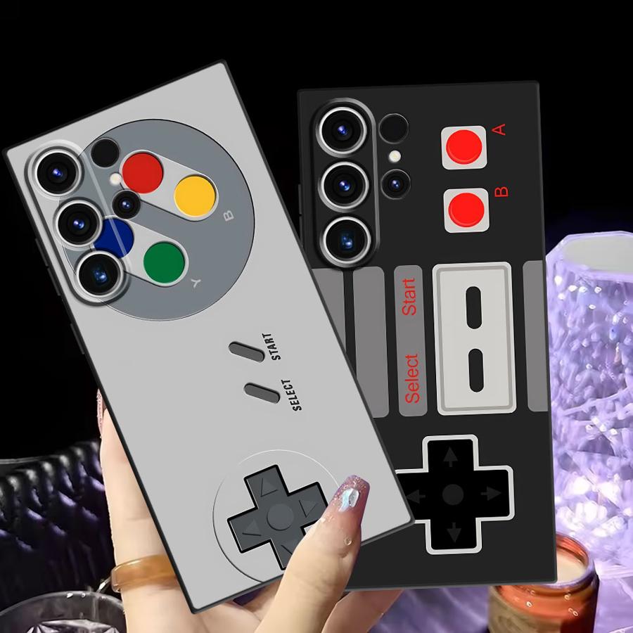 Retro Cameras Games Case for Samsung Galaxy S25 Ultra S23 Note 20 Ultra 8 9 10 S10 S9 S24 Plus S20 S21 FE Funda Phone Cover