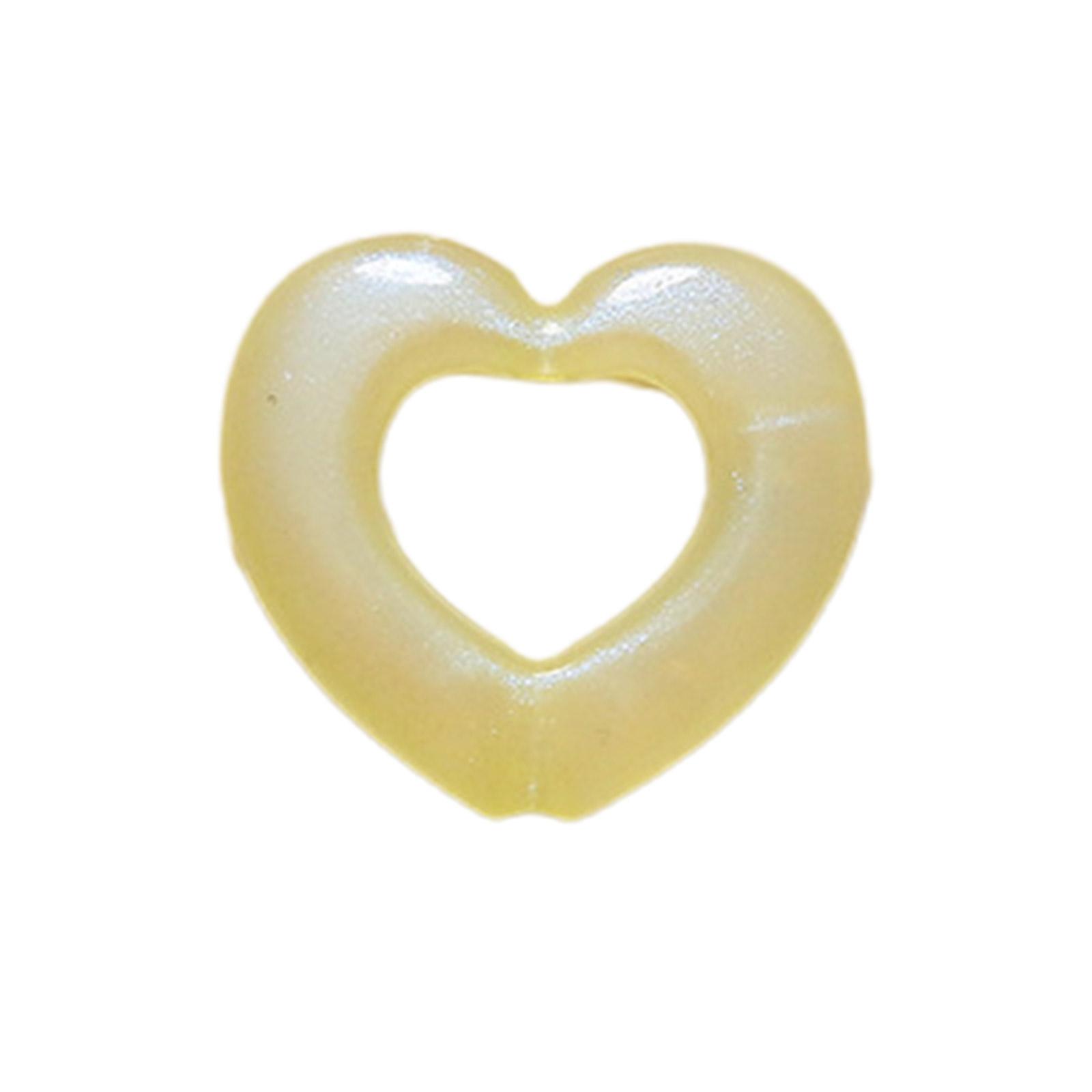 

DIY Necklace Supplies Hollow Heart Pendants Jewelry Making Accessories Resin Material for DIY Bracelet Bangle Necklaces жёлтый