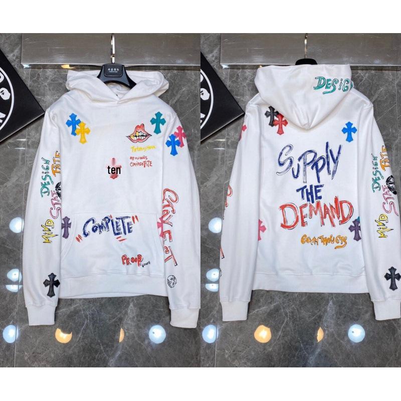 Men's 2025 Autumn Heart Print Versatile Fashion Hoodie