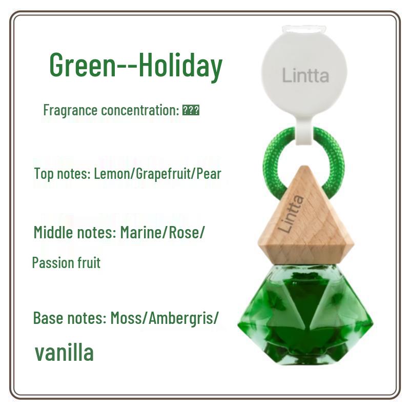 Long-lasting Car Pendant Air Freshener - Premium Fragrance Essential Oil for Interiors