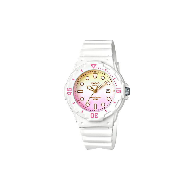 

Casio YOUTH Series-LRW Disc Three-pin Digital Wind Sports Waterproof Quartz Movement Resin Strap Japanese and Korean Watch Women s LRW-200H-4E2 белый