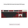 Xiaomi Womier 122 Keys Retro Black PBT Keycap Double Shot Cherry Profile Key Caps for Cherry MX Switches Mechanical Gamer Keyboard
