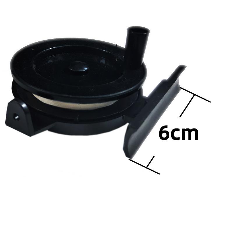 1/2PCS Ice Fishing Wheel Winter Fishing Wheel Small Sea Pole Wheel Fishing Reel Throwing Rod Plastic Wheel