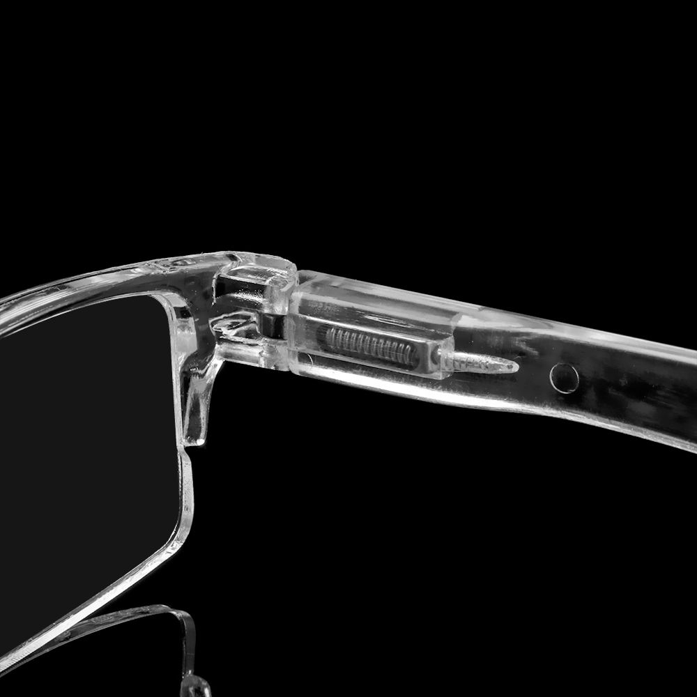 Transparent Silver Ultralight Reading Glasses Flat Mirror Eyewear Presbyopic Glasses Plastic Frame