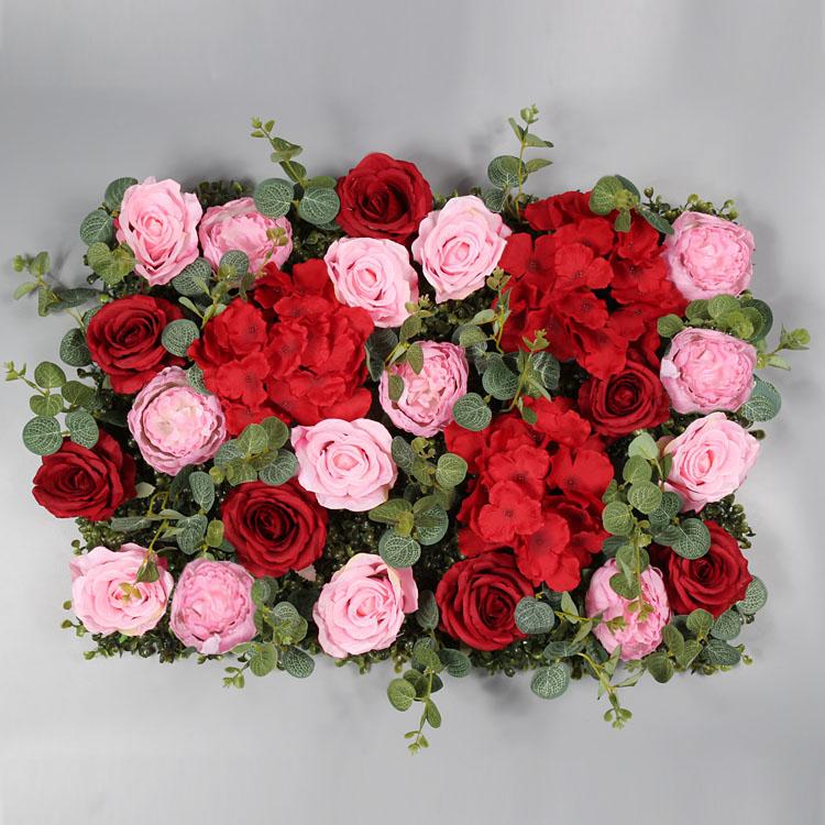 background wall Simulated flower rose embroidered ball birthday party wedding door decoration fake flower pendant wall decor