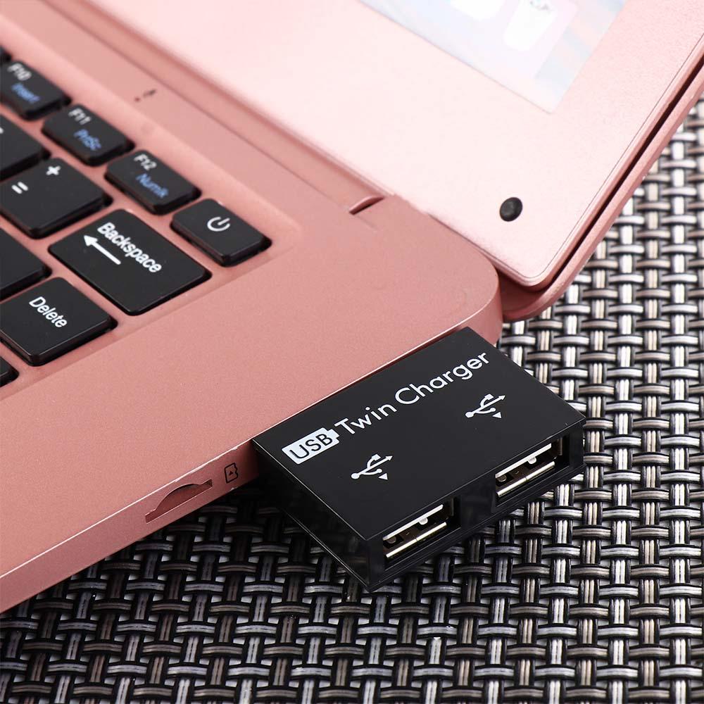 Dock HUB Splitter Adapter Converter USB 2.0 Charging Hub USB Charging Extender 1 Male To 2 Port Female USB2.0 Charging Splitter