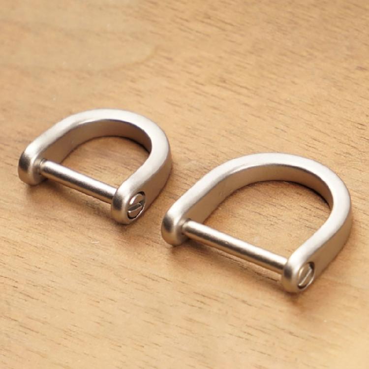 Screw in Shackle Semicircle D Rings DIY Crafts Horseshoe U Shape D Rings Buckle