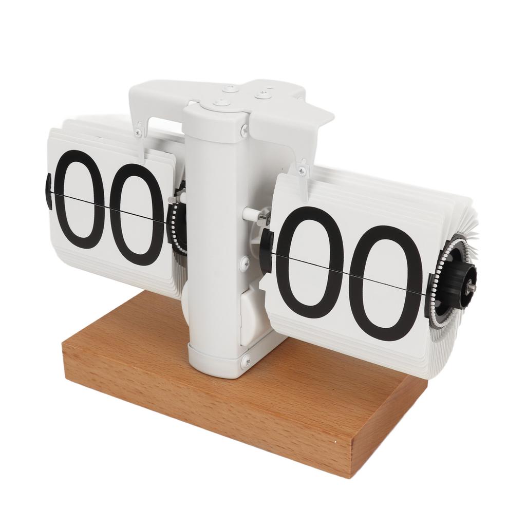Automatic Flip Digital Clock Minimalist Vintage Auto Flip Table Clock for Home Livingroom Office