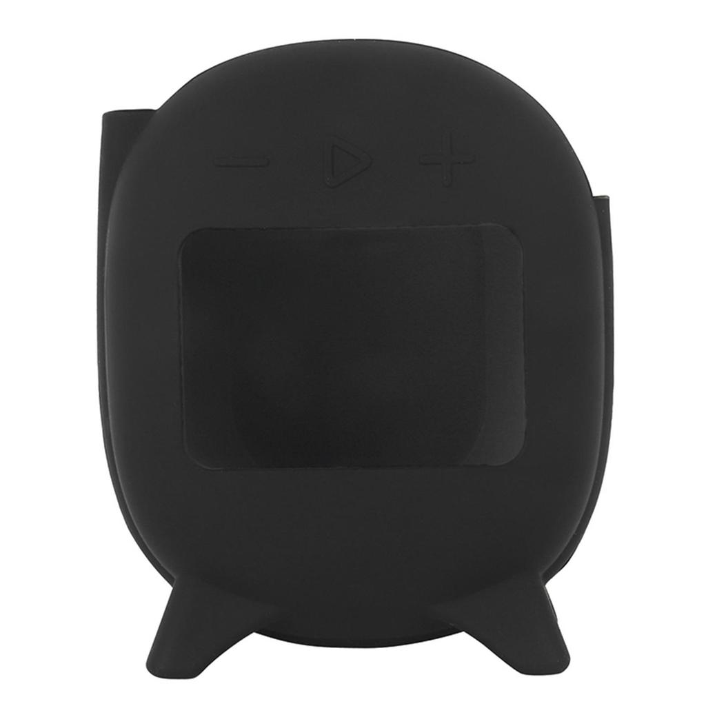 Silicone Case Cover for JBL Clip 4 Speaker with Carabiner Black Protective Skin + Clear Tube